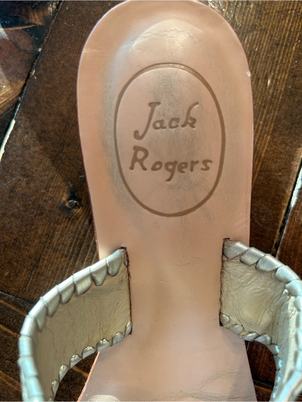 Jack Rogers Capri Women US 7 Gold Sandals - Picture 4 of 5